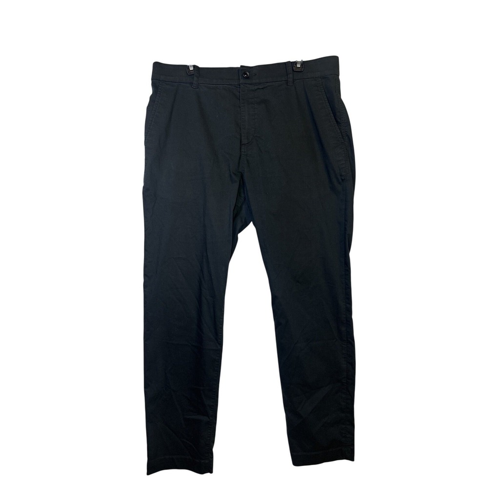 Nike Dri-FIT Slim Fit Chino Pants Mens 36x32 Black Golf‎ Trousers Casual